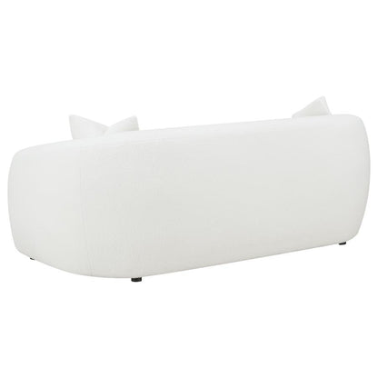 Bella Upholstered Tight Back Sofa White