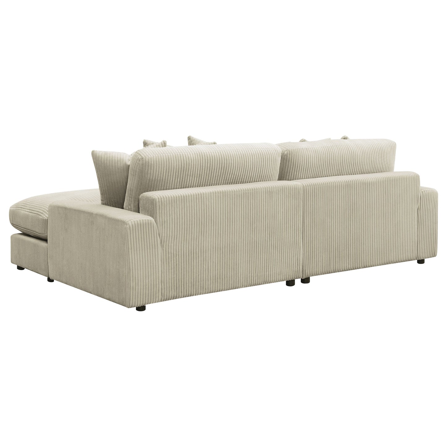 Blaine Upholstered Reversible Sectional Sofa Sand