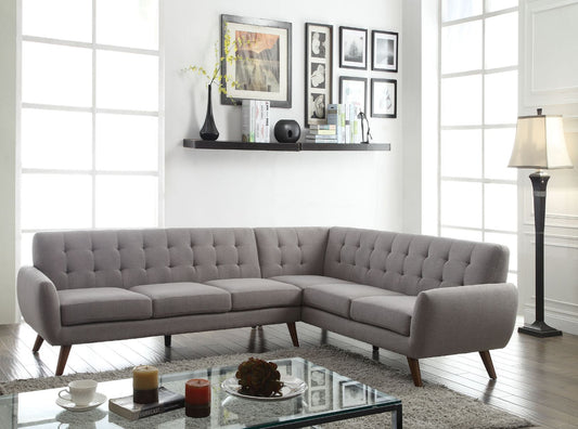 Essick 108"L Linen Sectional Sofa