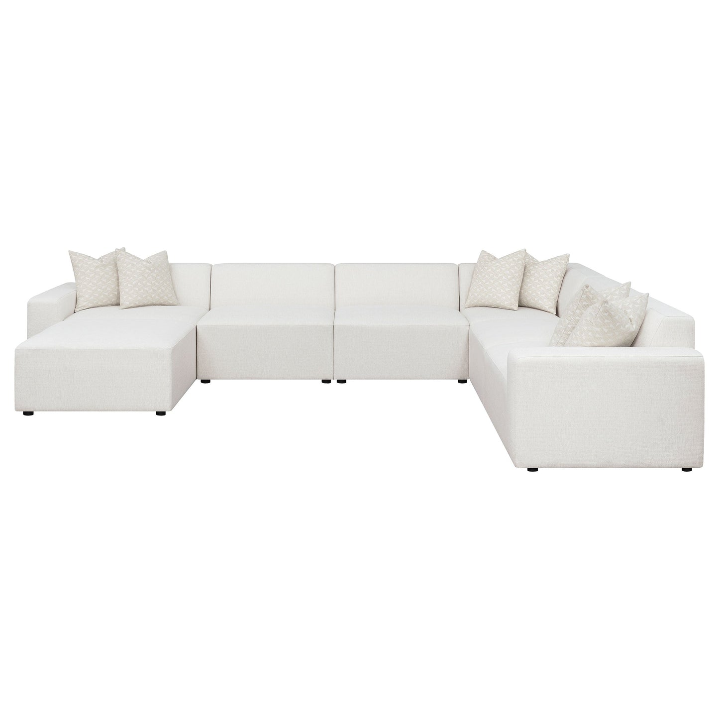 Freddie  Upholstered Modular Sectional Pearl