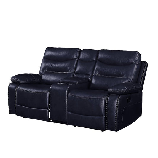 Aashi 78"L Motion Loveseat with Console