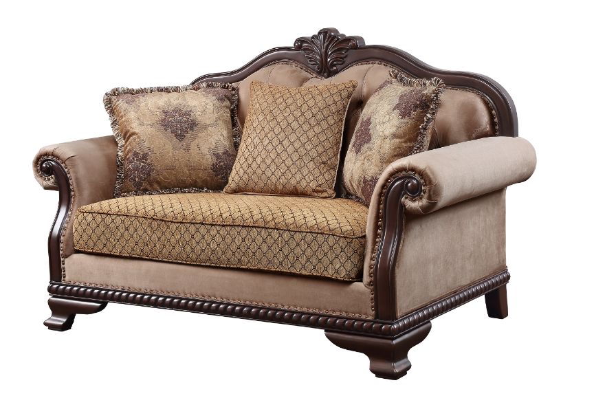 Chateau De Ville 69"L Loveseat with 3 Pillows