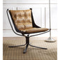 Carney Top Grain Leather Accent Chair