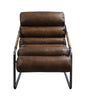 Dolgren Top Grain Leather Accent Chair