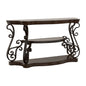 Laney Sofa Table Deep Merlot and Clear