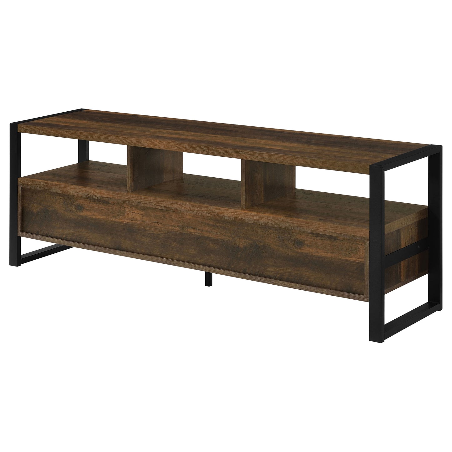 James 2-drawer Composite Wood 48" TV Stand Antique Pine