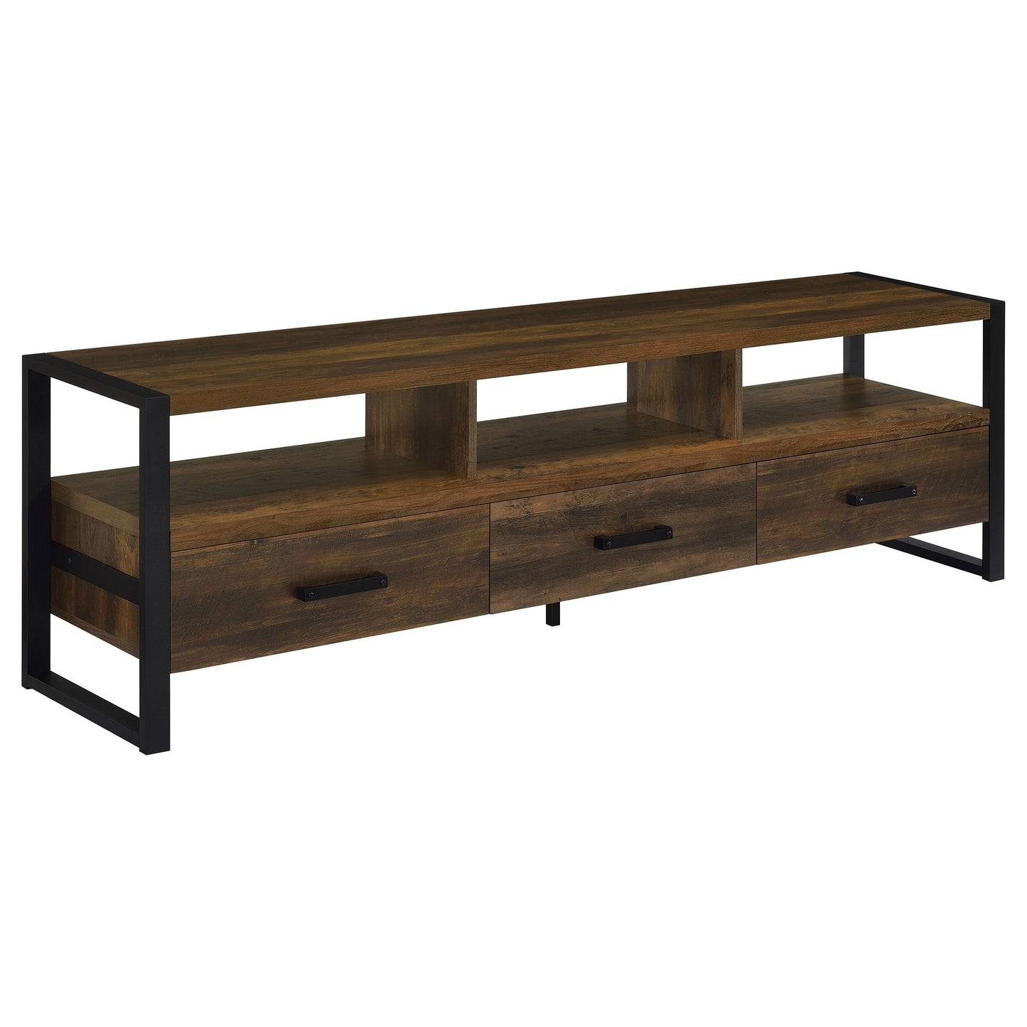 James 2-drawer Composite Wood 48" TV Stand Antique Pine