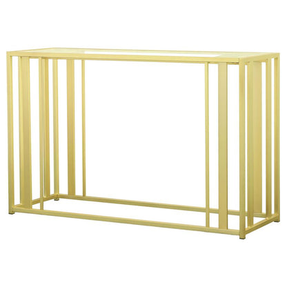 Adri Metal Frame Table Matte Brass