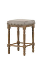 Farsiris 24"H Upholstered Counter Height Stool