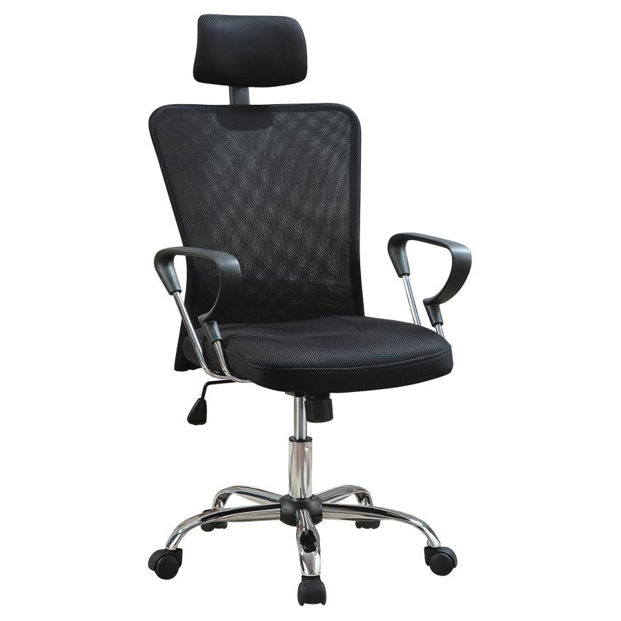 Stark Mesh Back Office Chair Black and Chrome