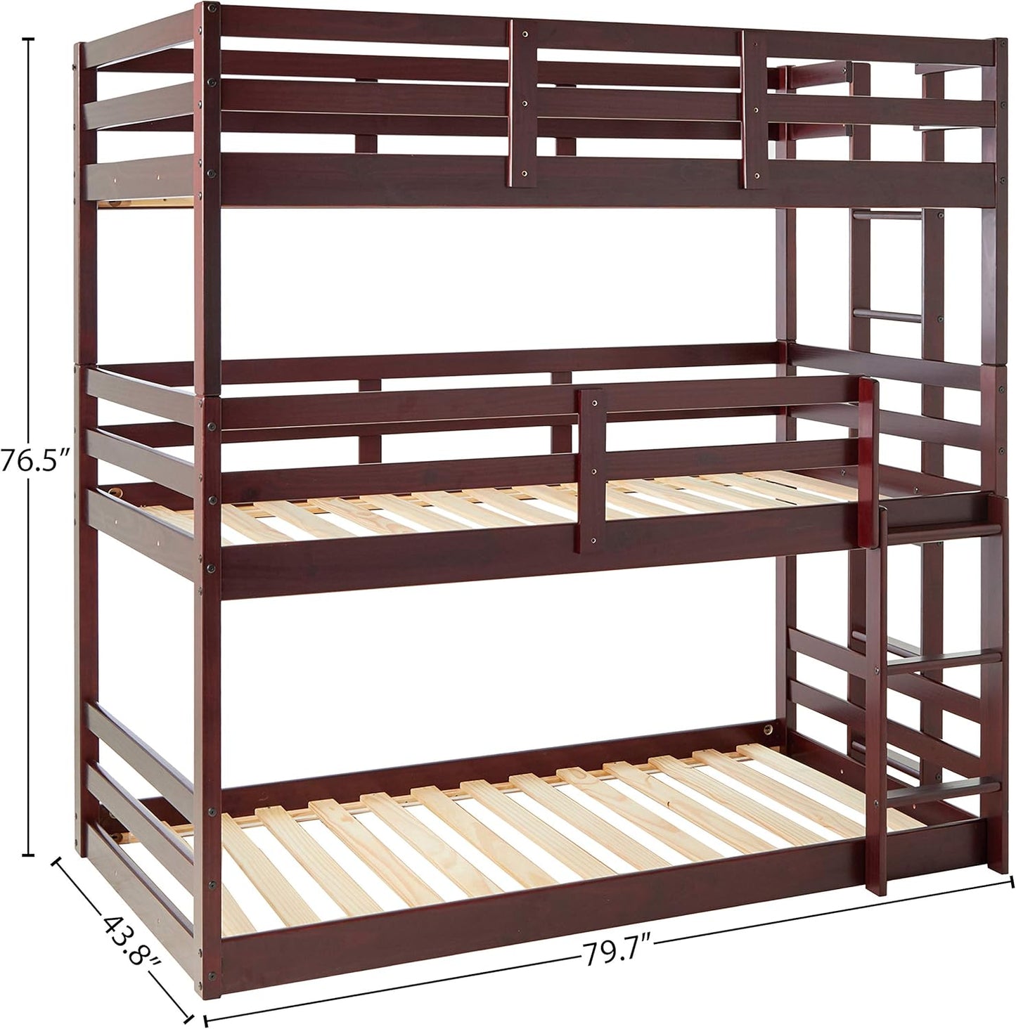 Twin/Twin/Twin Triple Bunkbed