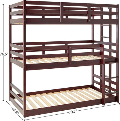 Twin/Twin/Twin Triple Bunkbed