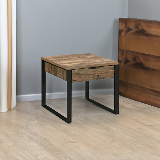 Aflo Rectangular 1 Drawer End Table