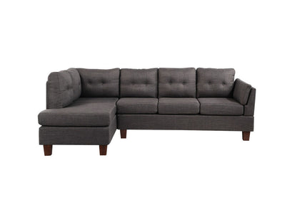 Dalia Linen Modern Sectional Sofa with Left Facing Chaise