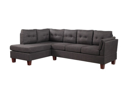 Dalia Linen Modern Sectional Sofa with Left Facing Chaise