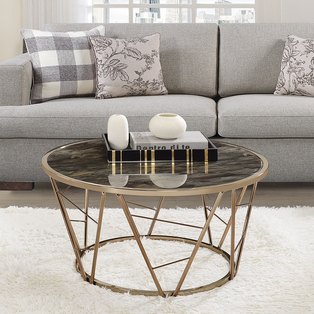 Cicatrix Round 33"Dia Coffee Table