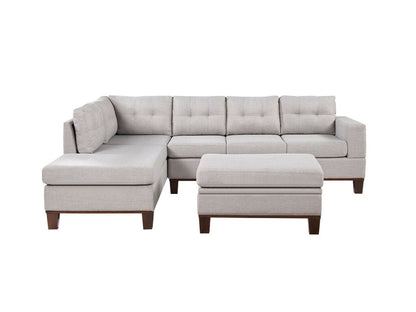 Leo Fabric Reversible Sectional Sofa