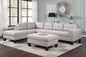 Leo Fabric Reversible Sectional Sofa