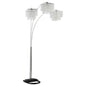 Miriam Crystal Drop Shade Floor Lamp Chrome