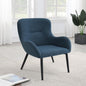 Calvin Upholstered Modern Arm Accent Chair Aegean Blue