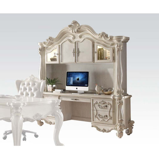 Versailles 76"L Executive Computer Desk with Hutch