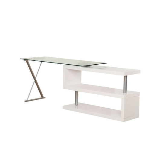 Buck 55"L Writing Desk with Swivel