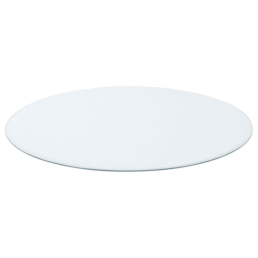 36-inch 6mm Round Clear Tempered Glass Top