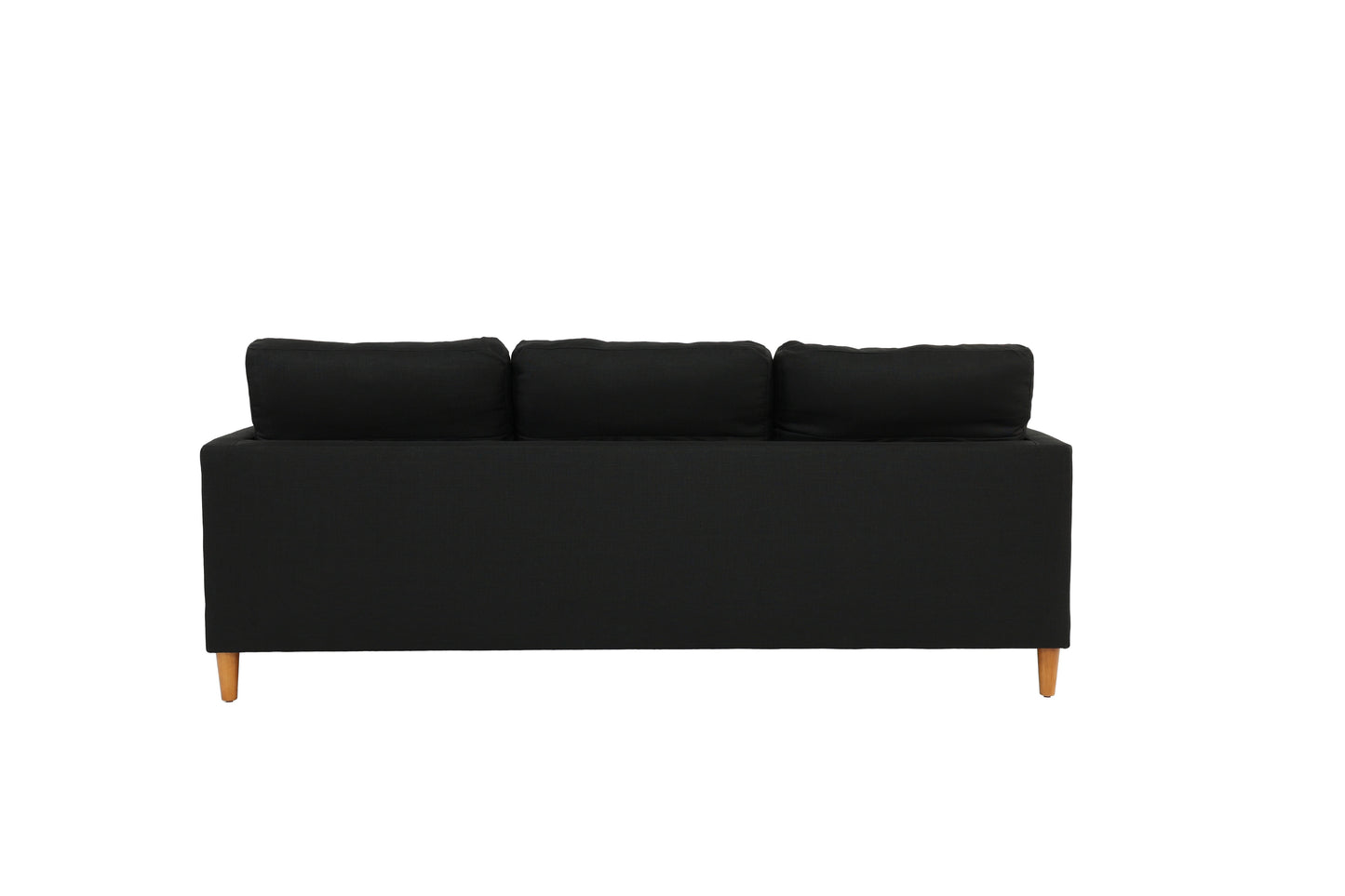 2PCS SECTIONAL BLACK