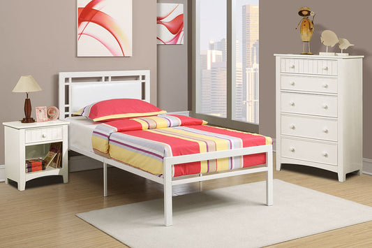 TWIN BED WHITE MW F4238/F4239