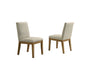 Jasper Set of 2 Contemporary Fabric Dining Chair