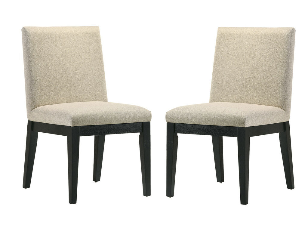Jasper Set of 2 Contemporary Fabric Dining Chair