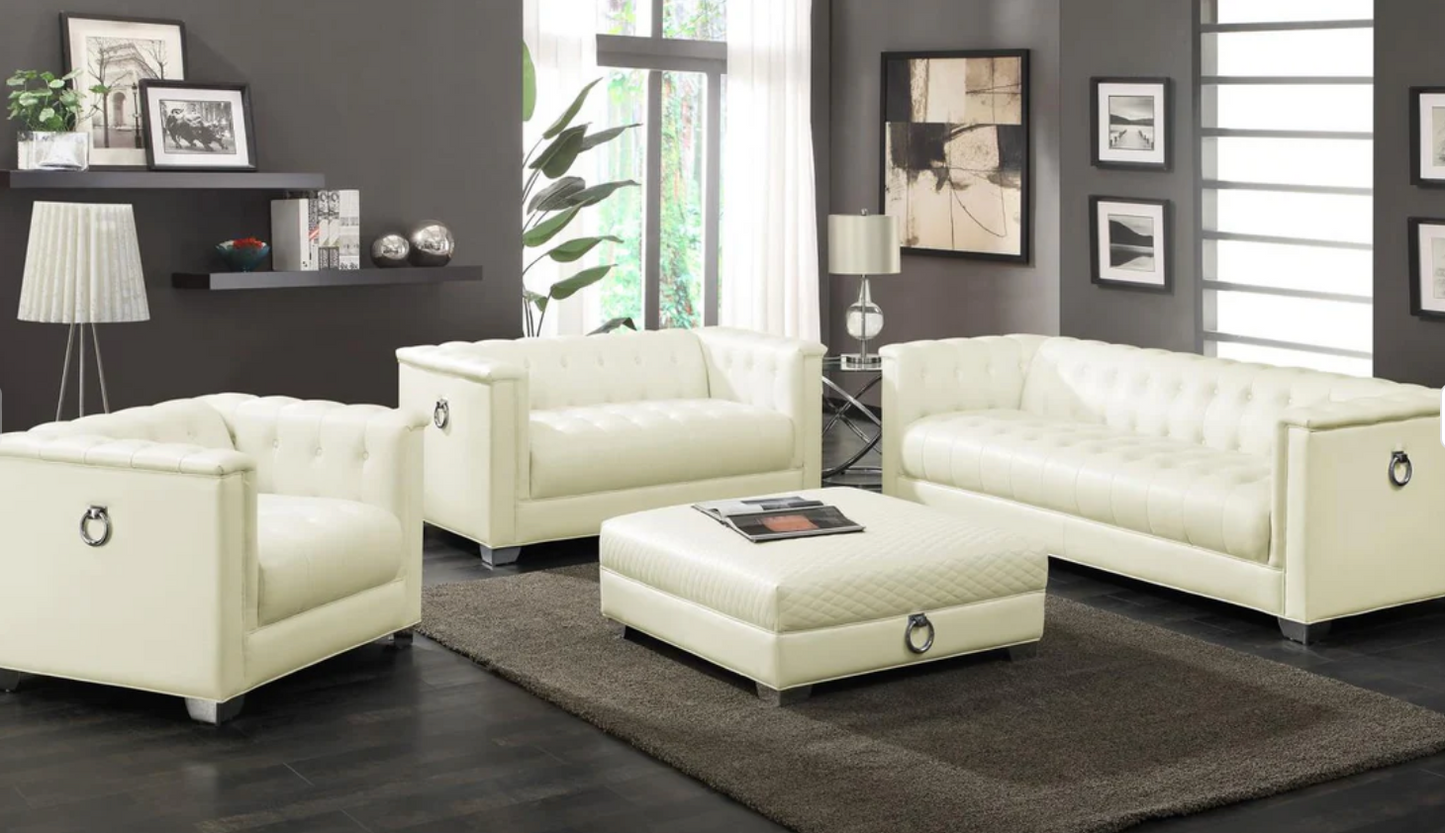 4Pc Set (Sofa + Loveseat + Chair + Ottoman)