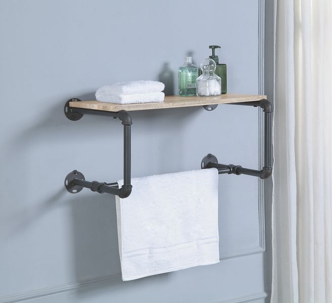 Brantley 1-Tier Wall Rack with Rod