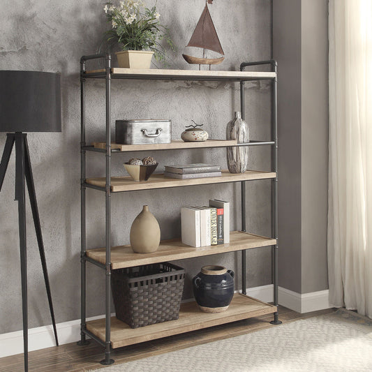 Brantley 65"H x 48"W Etagere Bookshelf