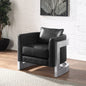 Betla Top Grain Leather Accent Chair