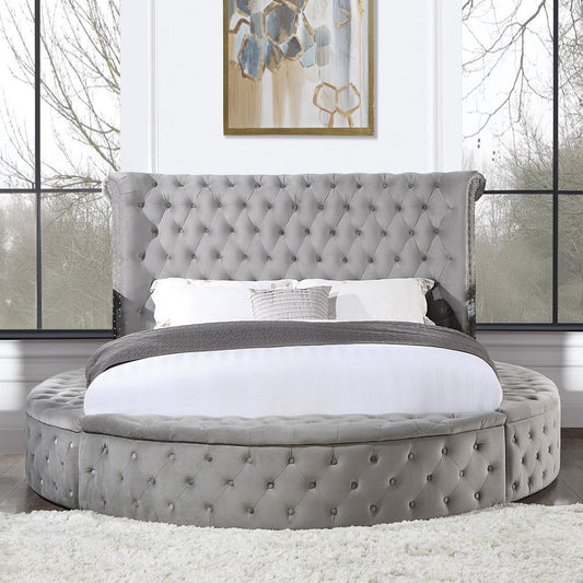 Gaiva Upholstered Bed with Storage