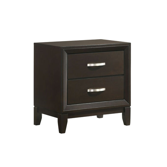 Beaumont 2 Drawer Nightstand in Merlot