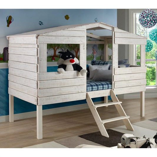 Twin Tree House Low Loft Bed