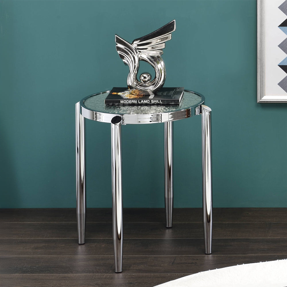 Abbe Round 22"Dia End Table