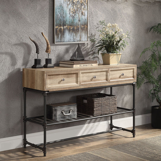 Brantley Rectangular 3 Drawers Sofa Table