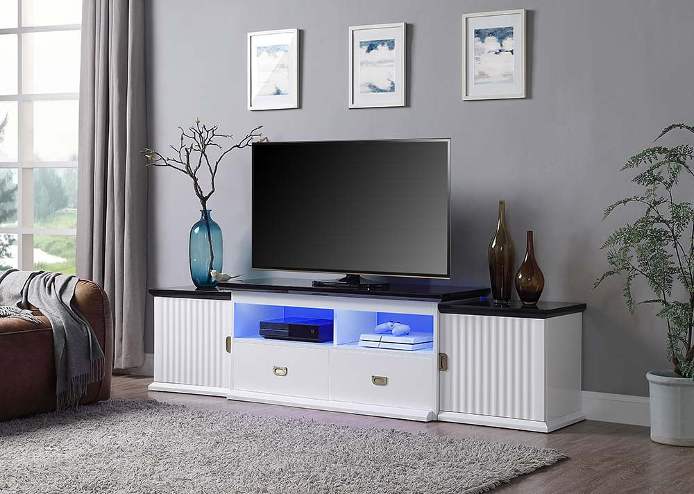 Barend 2 Drawers TV Stand with LED