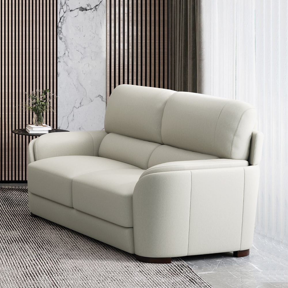 Edrice 69"L Top Grain Leather Loveseat