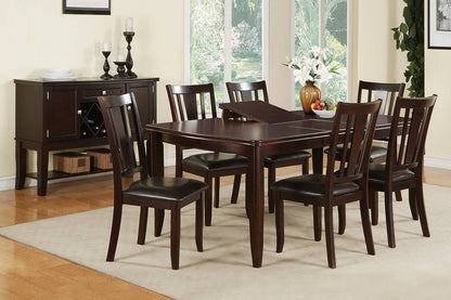 F1285 Dining Chair Dark Brown (set of 2)