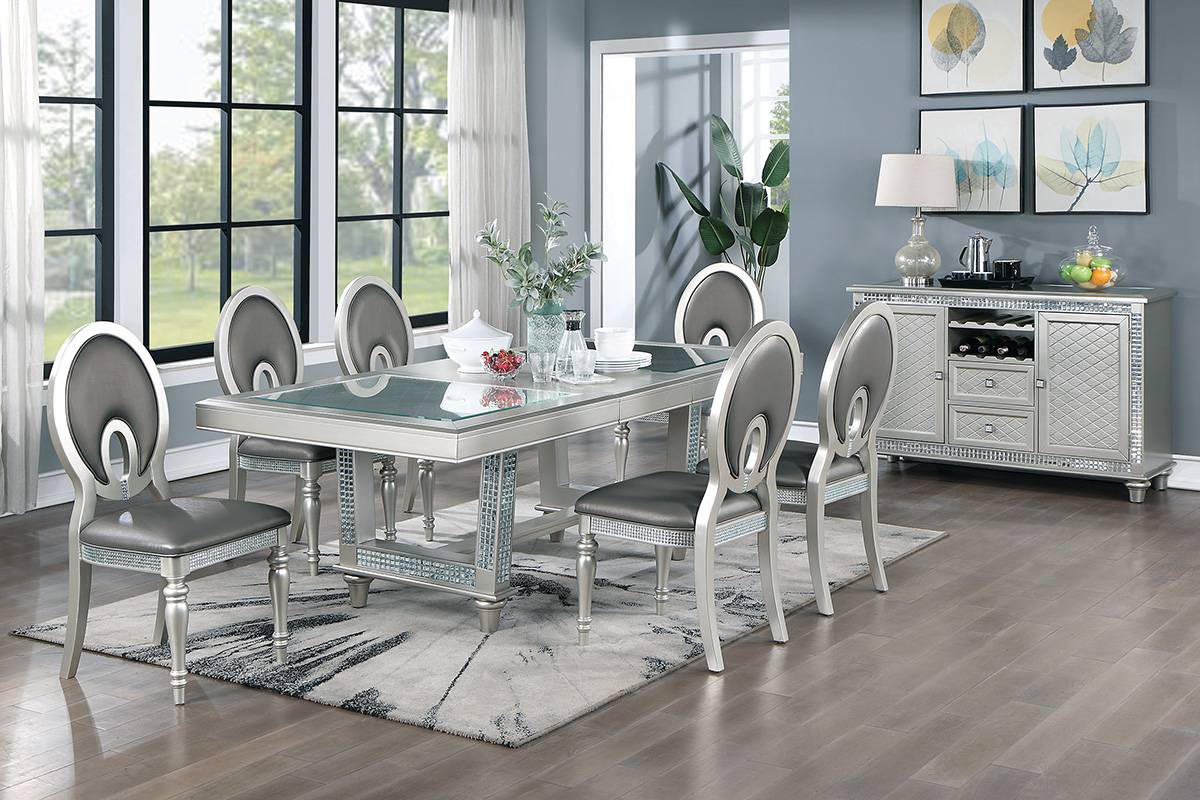 F2597 Dining Table Silver