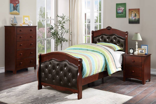 F9581F Full Bed Dark Cherry