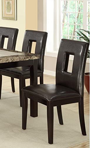 F1051 Contemporary Dining Chair Espresso & Pine Wood