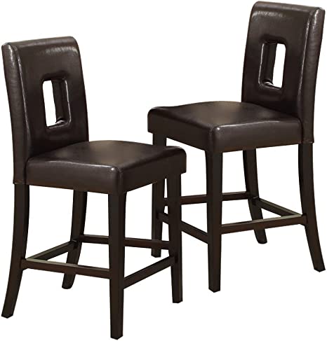 F1321 Dark Espresso High Chair (set of 2)