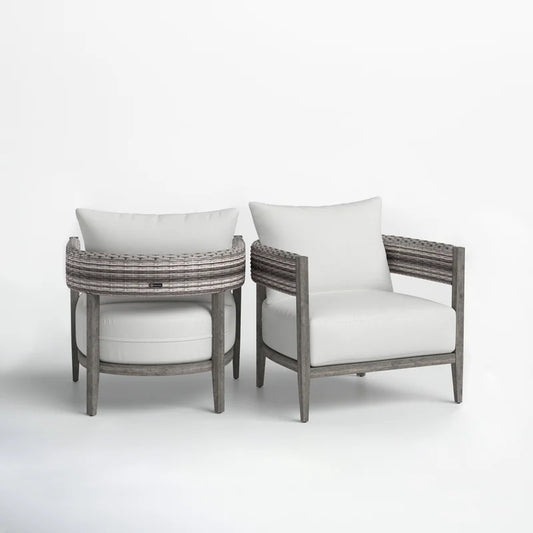 Marana Club chairs with Cushion (Set of 2)