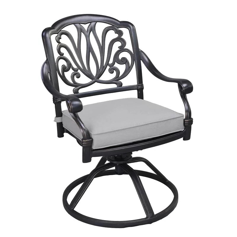 Dining Swivel Rocker Chairs With Cushion (Set of 2)