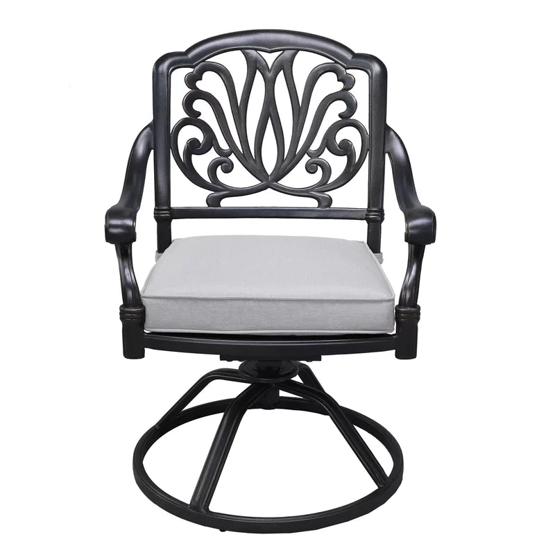 Dining Swivel Rocker Chairs With Cushion (Set of 2)